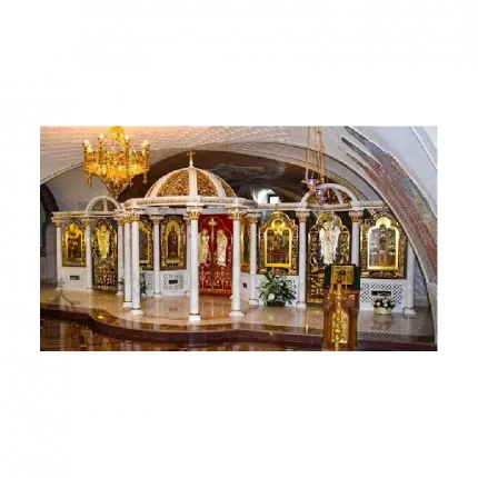 Иконостас церковный мраморный №1